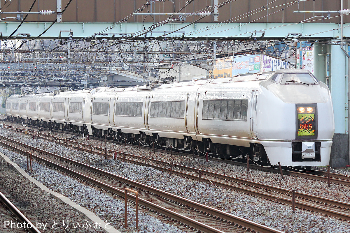 JR東日本 勝田車両センター 651系 カツK203編成