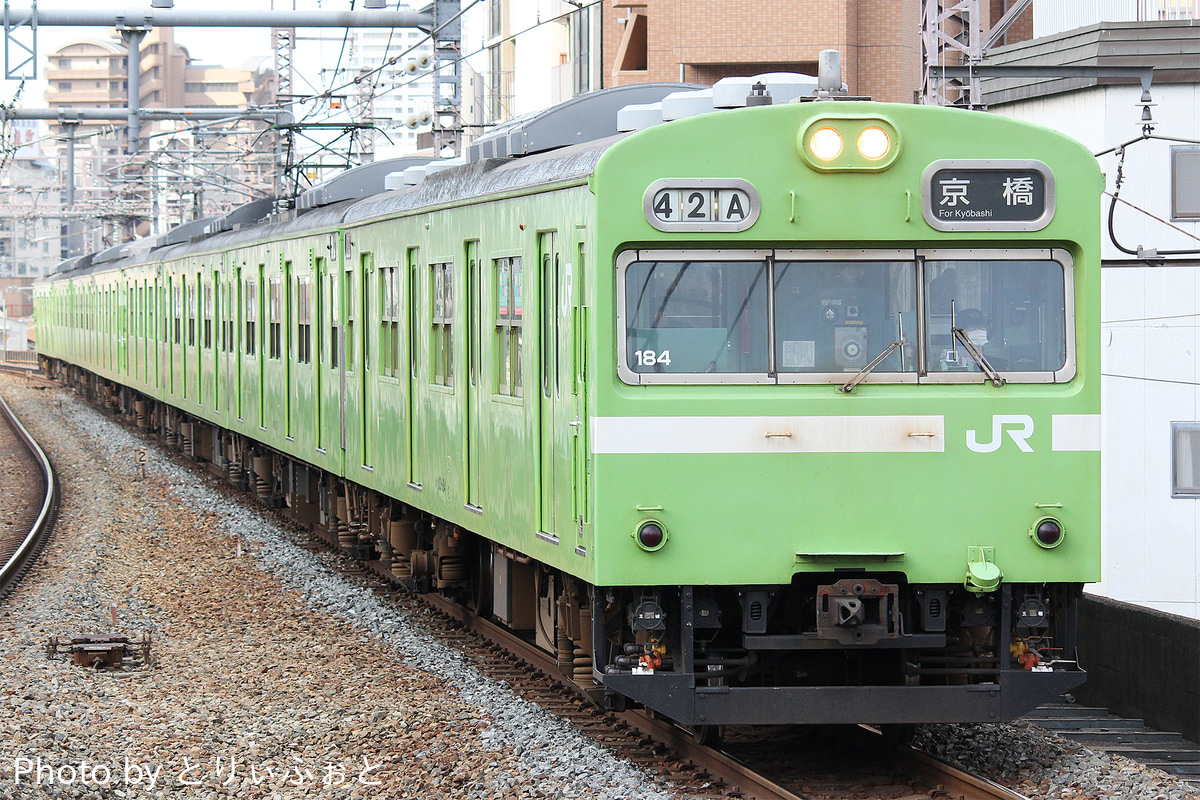 JR西日本  103系 NS404編成