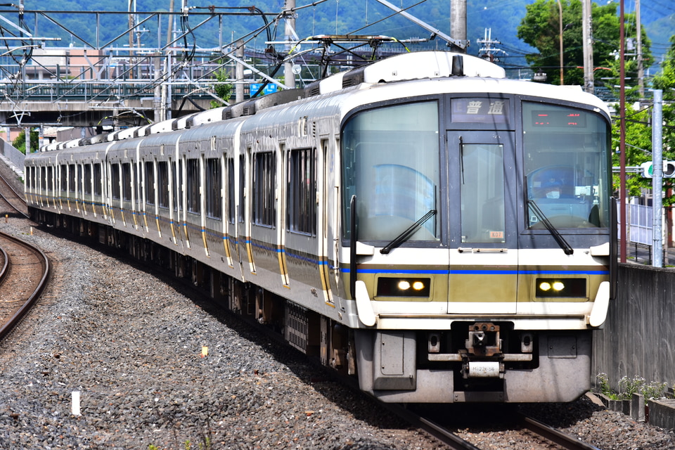JR西221系K07編成の写真