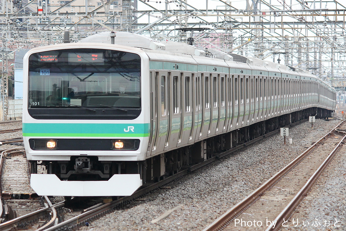 JR東日本 松戸車両センター E231系 マト101編成