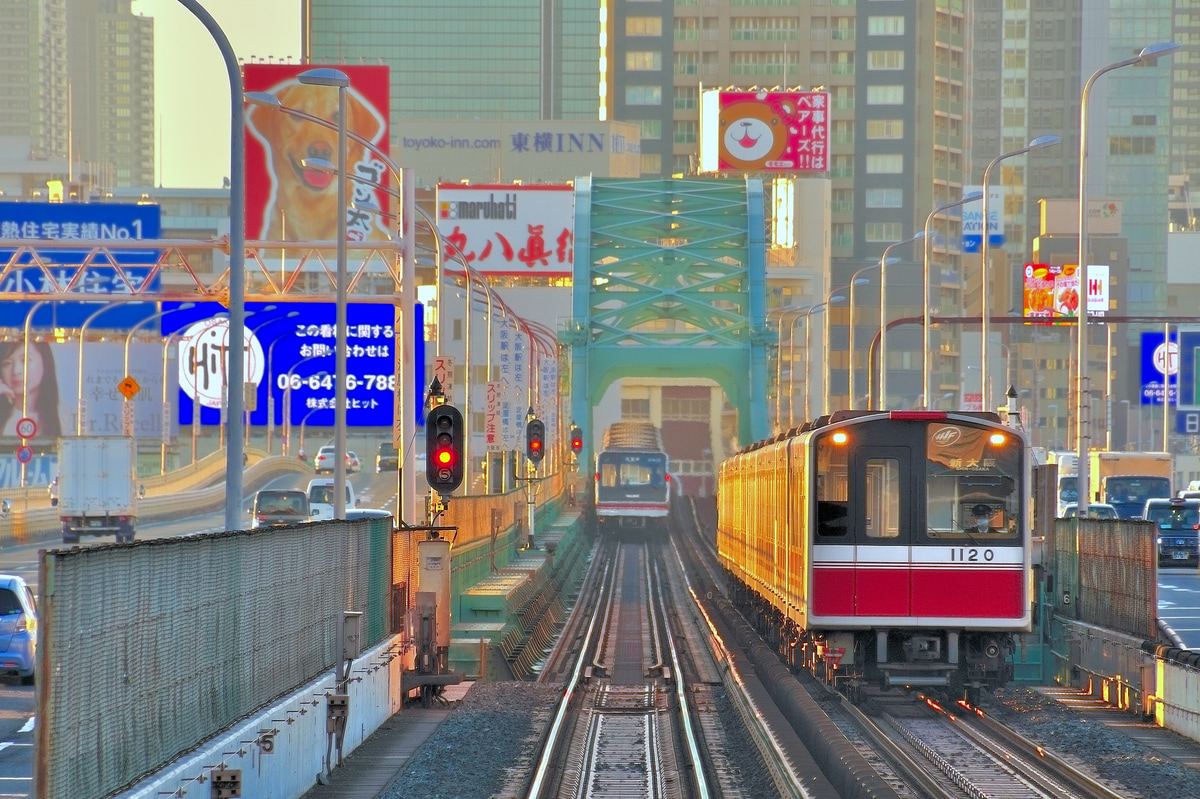 大阪市交通局 中百舌鳥検車場 10系 1120F