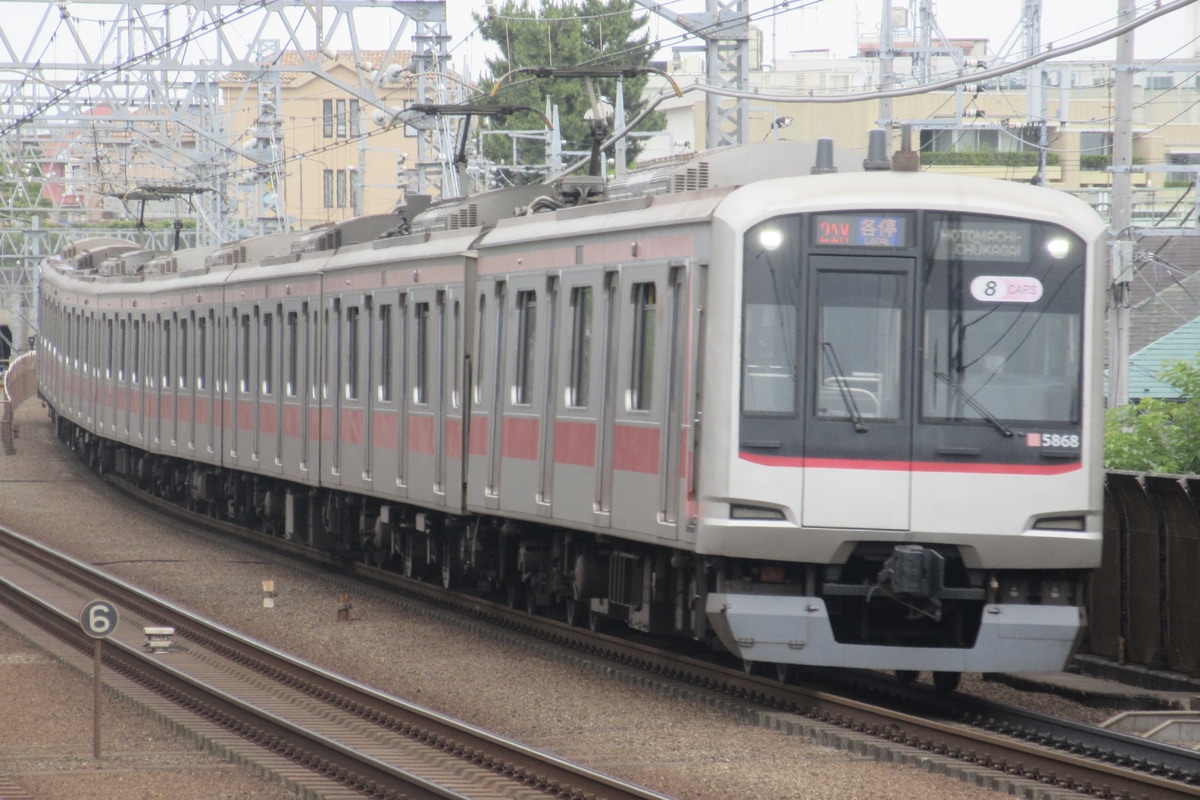 東急電鉄 元住吉検車区 5050系 5168F