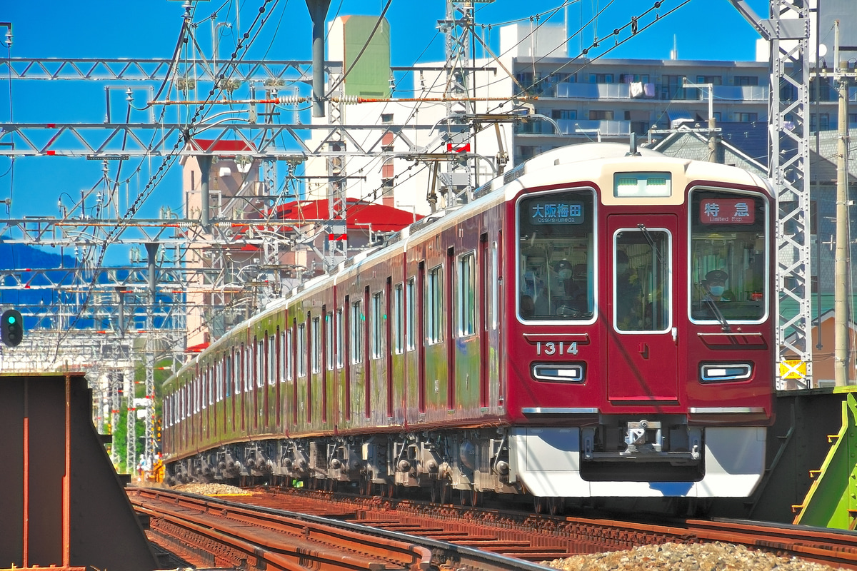 阪急電鉄 桂車庫 1300系 1314F