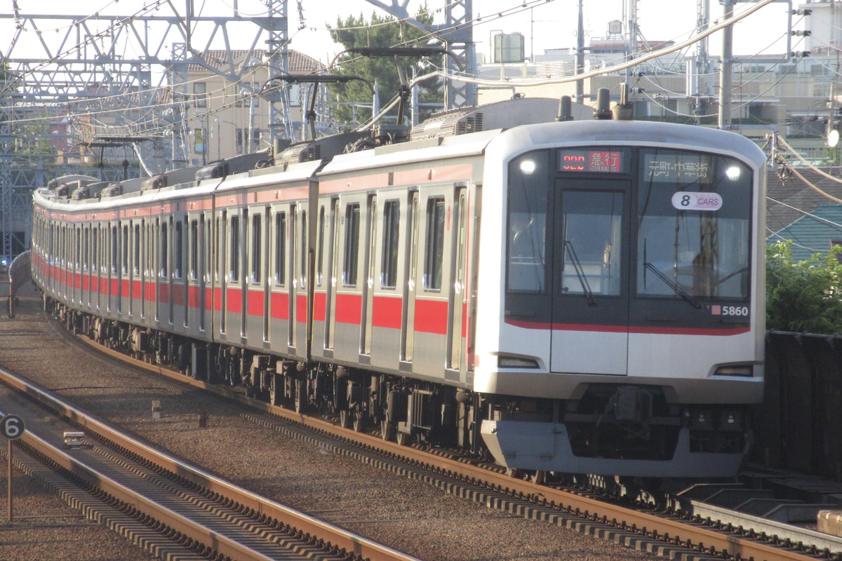 東急電鉄 元住吉検車区 5050系 5160F