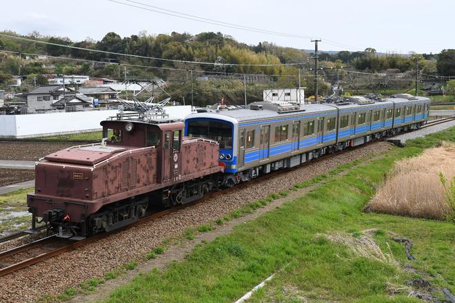 大場電車工場ED31形ED32を大場～三島二日町間で撮影した写真