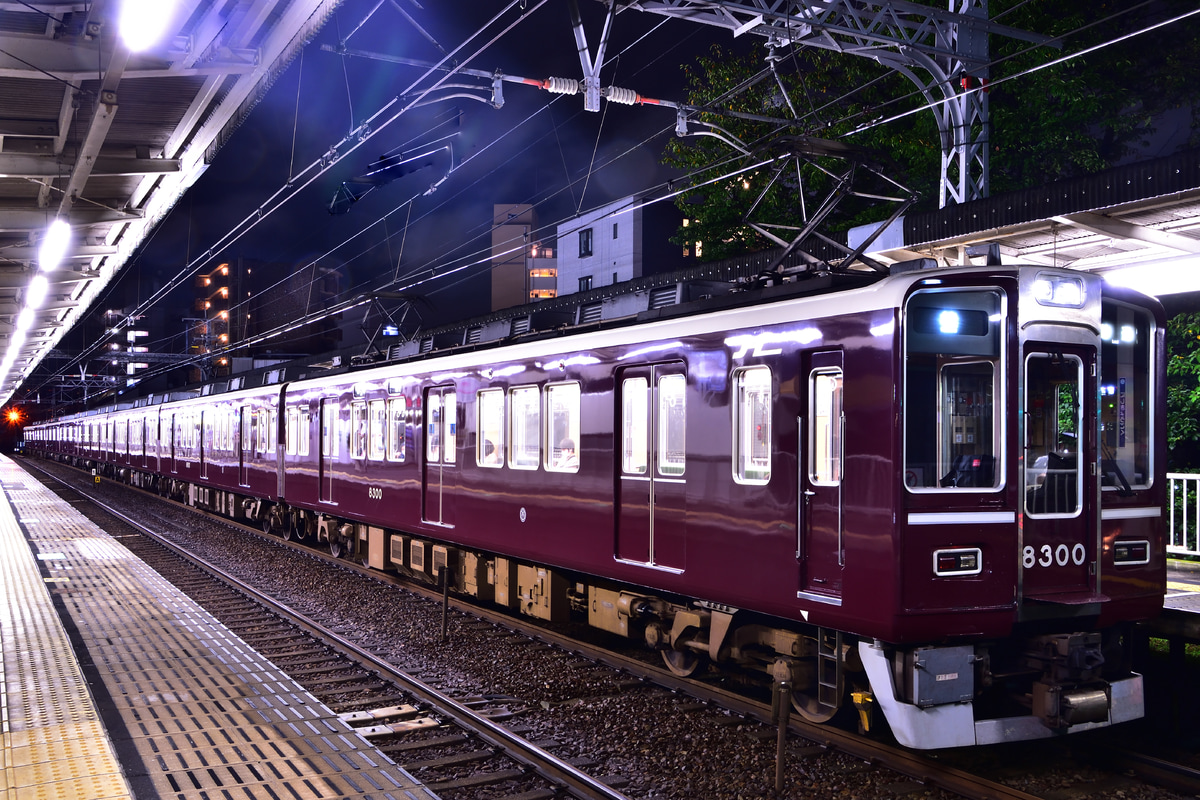 阪急電鉄 正雀車庫 8300系 8300F