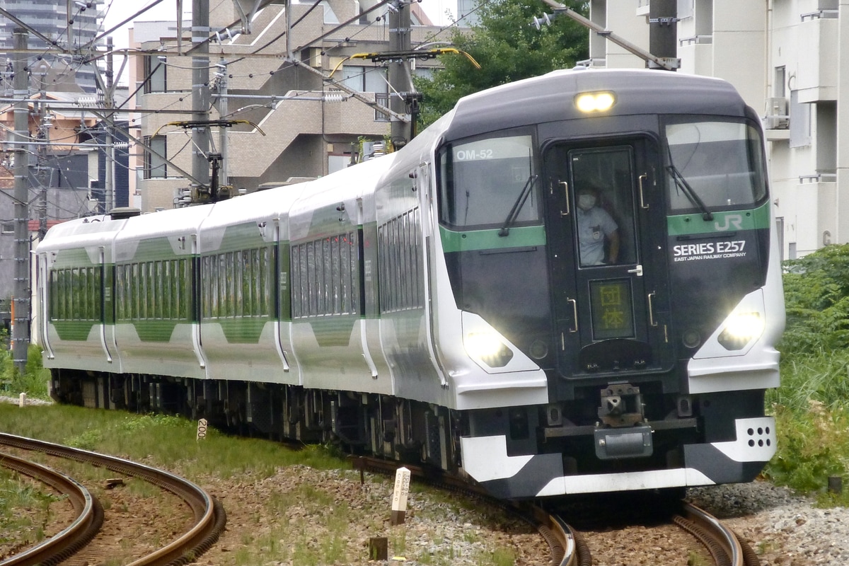 JR東日本 大宮総合車両センター東大宮センター E257系 オオOM-52編成