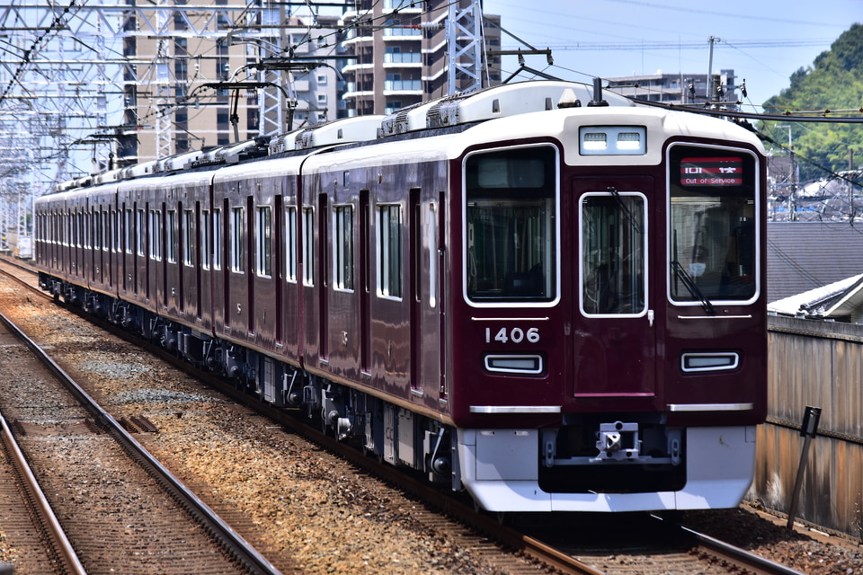 阪急1300系1306×8R<br class="br-sp" />(1306F)(1306編成)の写真