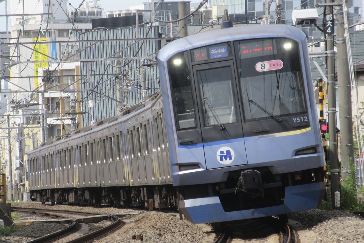 横浜高速鉄道 元住吉検車区 Y500系 Y512F