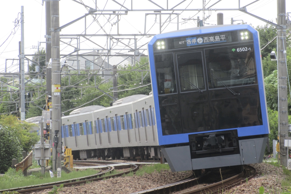 東京都交通局 志村車両検修場 6500形 6502F