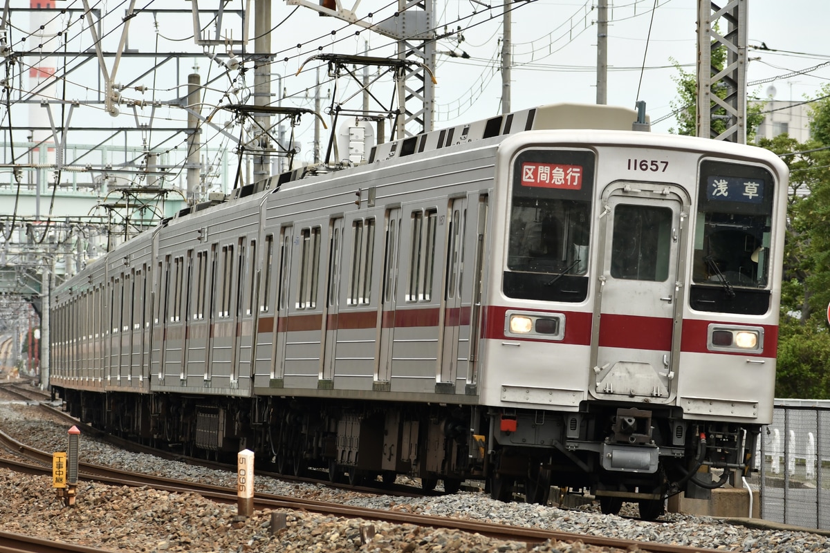 東武鉄道 南栗橋車両管区春日部支所 10030系 11657F