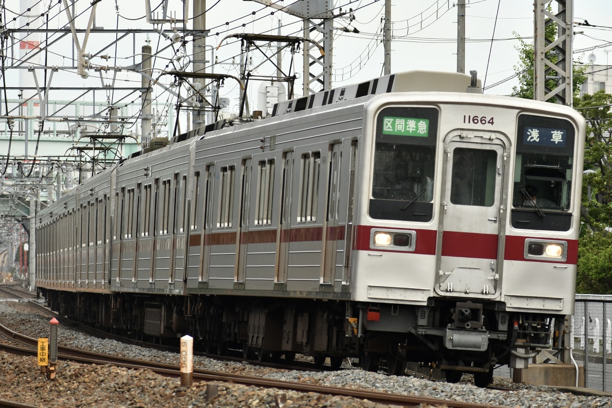 東武鉄道 南栗橋車両管区春日部支所 10030系 11664F