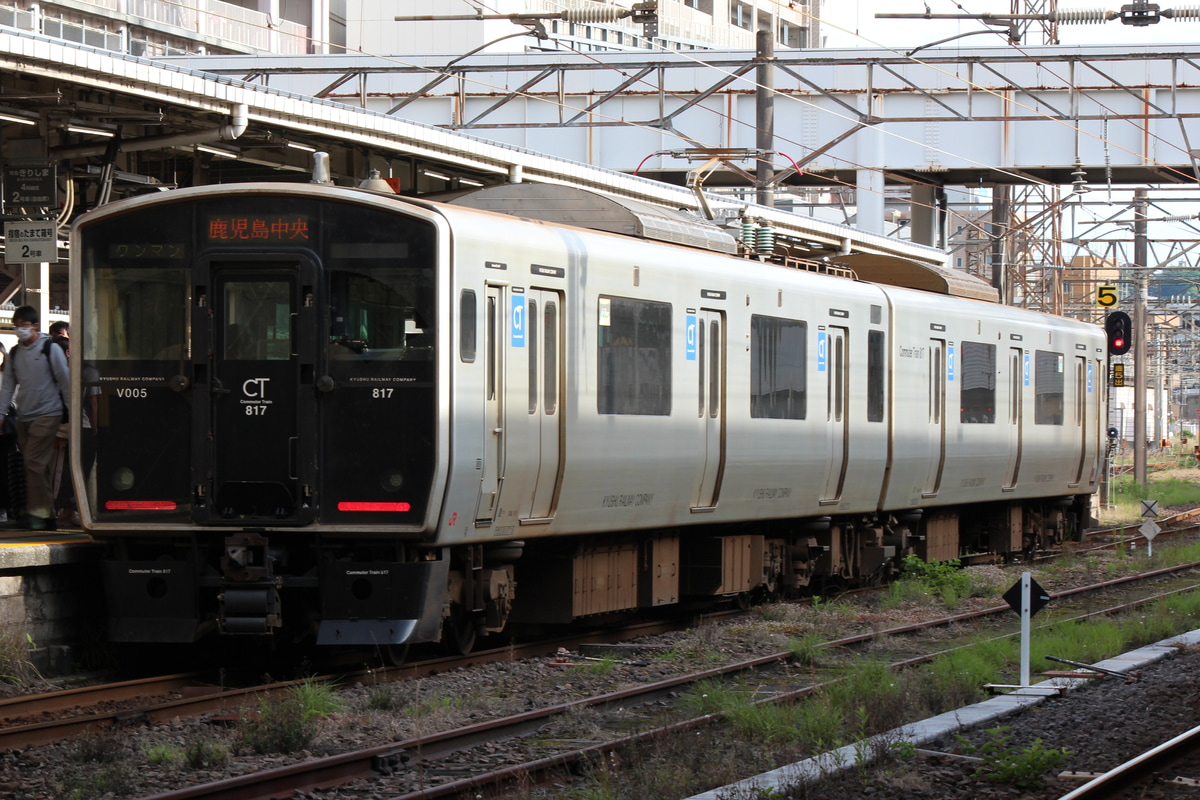 JR九州 鹿児島総合鉄道部鹿児島車両センター 817系 Vk005編成