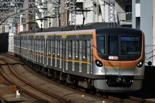 和光検車区17000系17183Fを武蔵小杉駅で撮影した写真