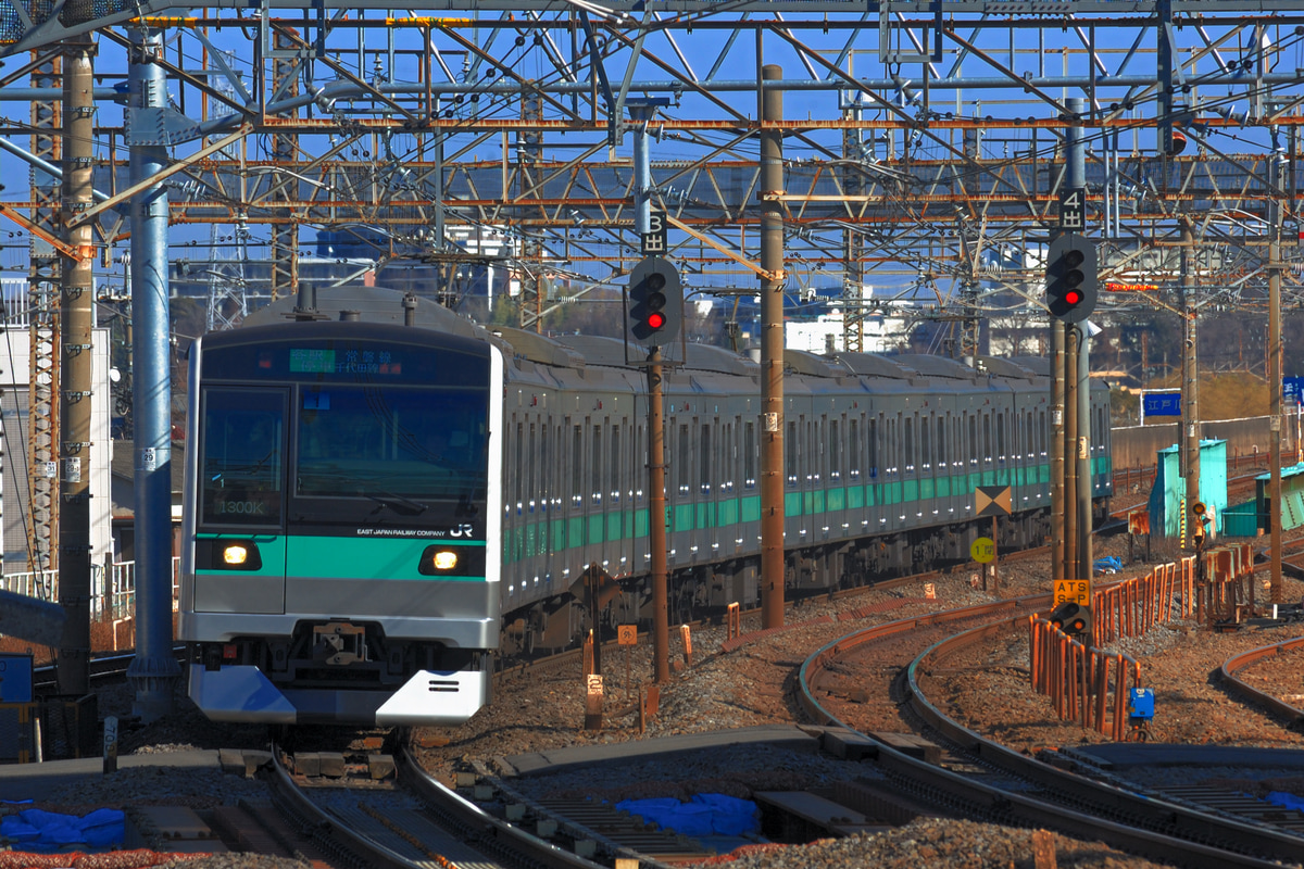 JR東日本 松戸車両センター我孫子派出所 E233系2000番台 マト1編成