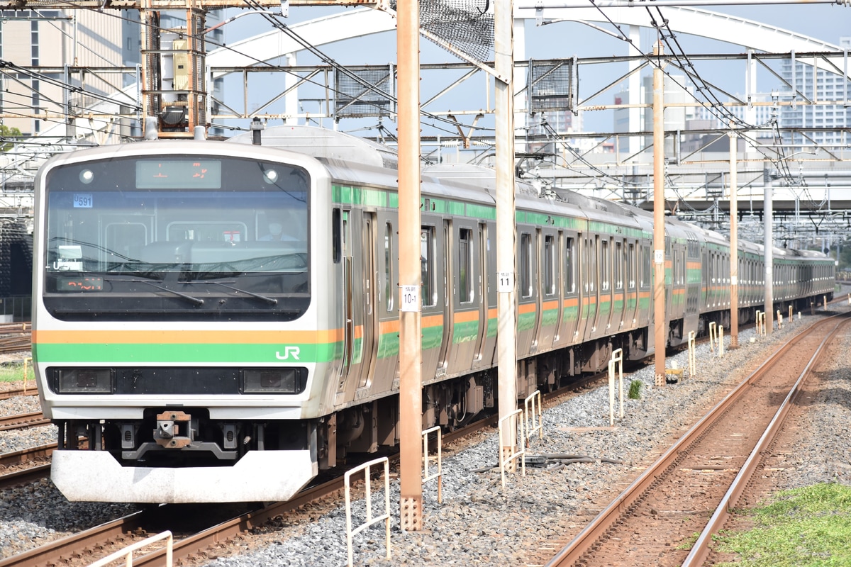 JR東日本 小山車両センター E231系 ヤマU591編成