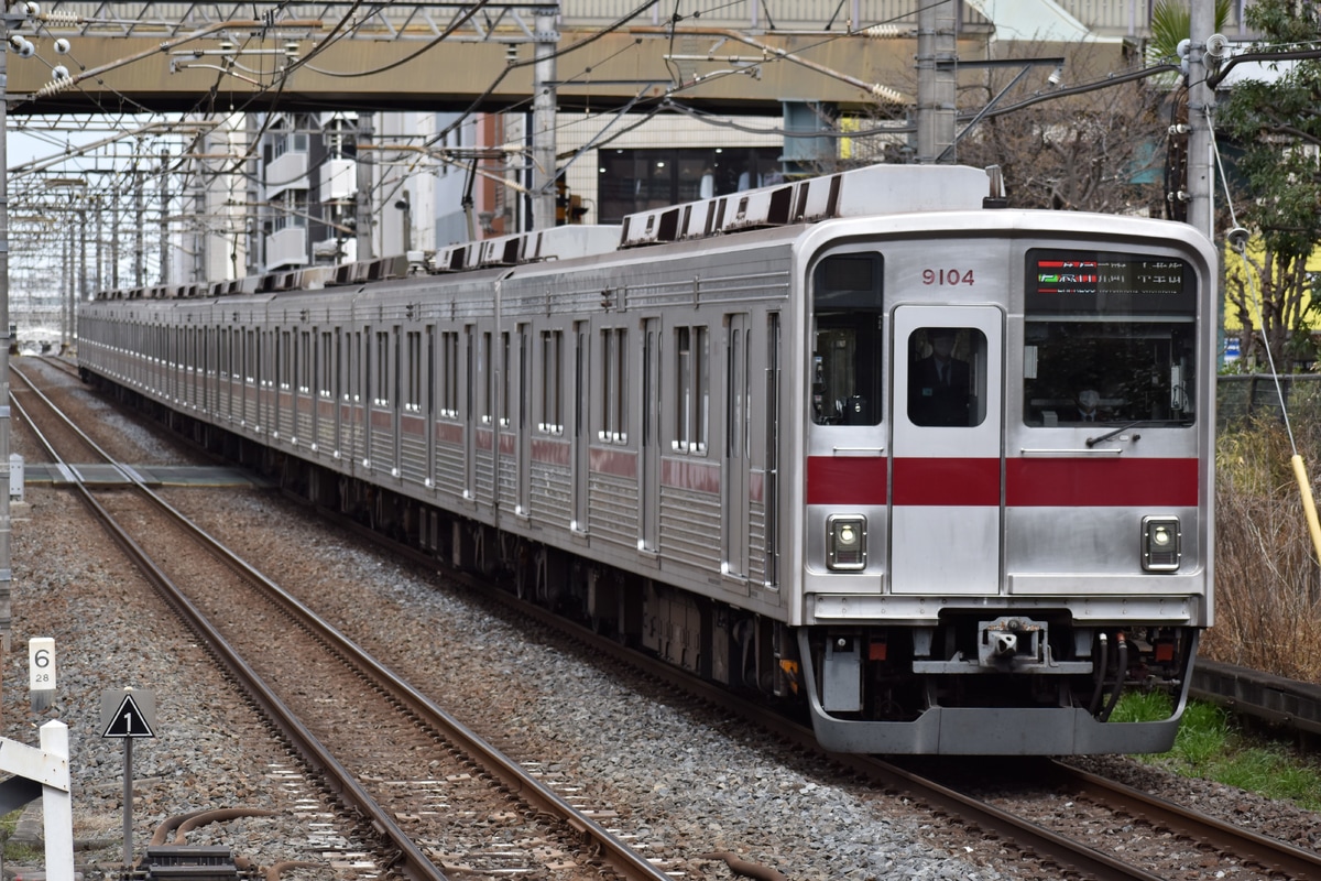 東武鉄道 森林公園検修区 9000系 9104F