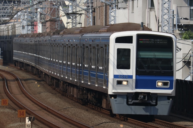 小手指車両管理所6000系6115Fを武蔵小杉駅で撮影した写真
