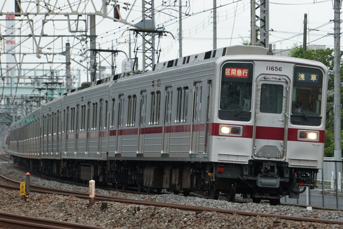 東武鉄道 南栗橋車両管区春日部支所 10030型50番台 11656f