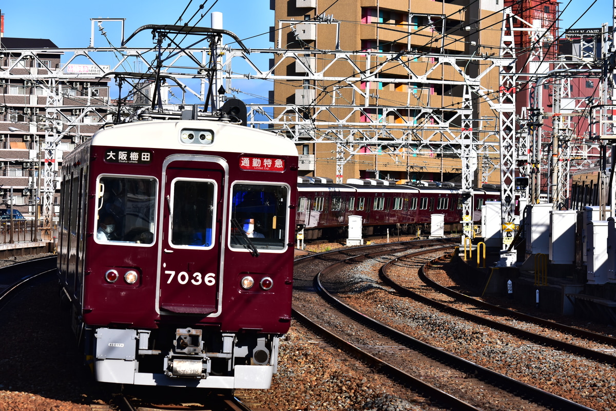 阪急電鉄 西宮車庫 7000系 7036F