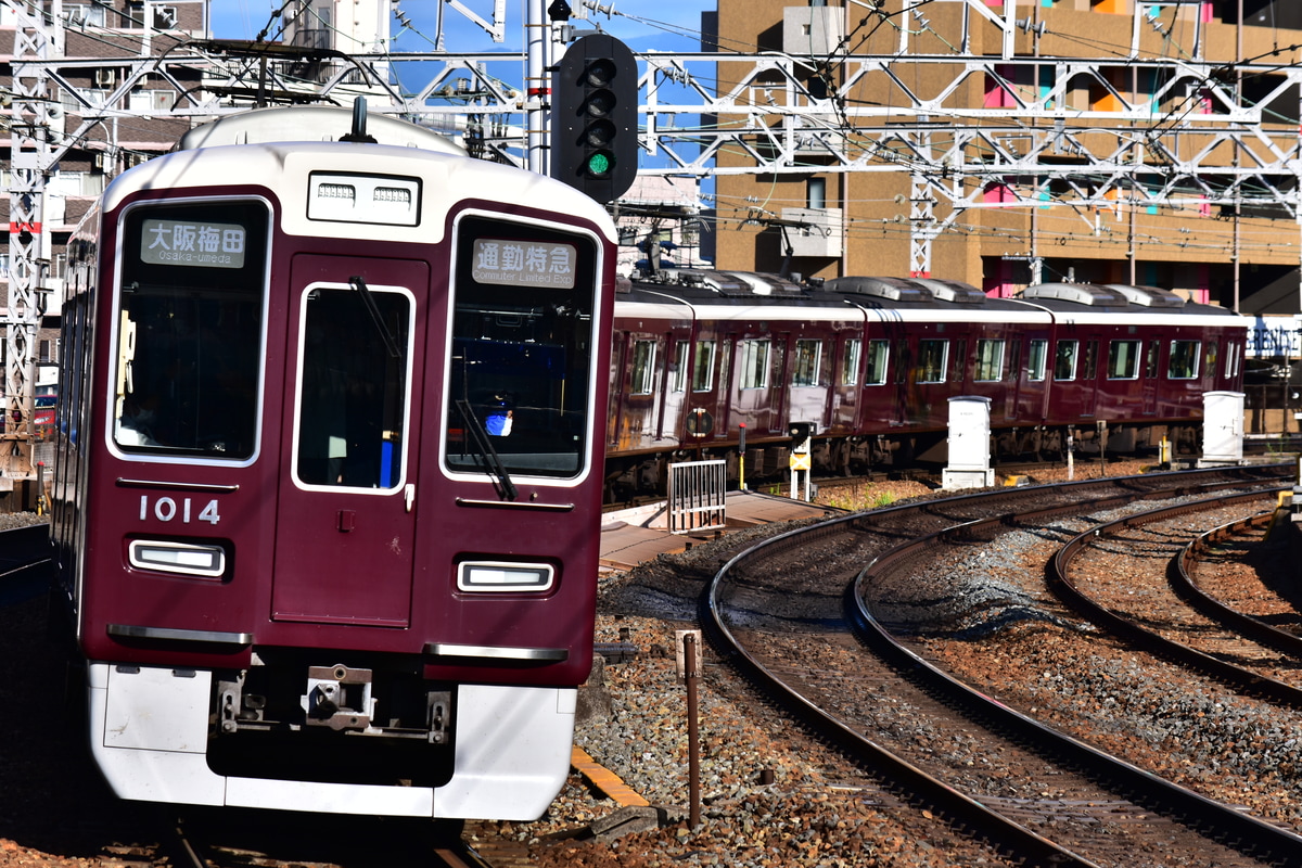 阪急電鉄 西宮車庫 1000系 1014F