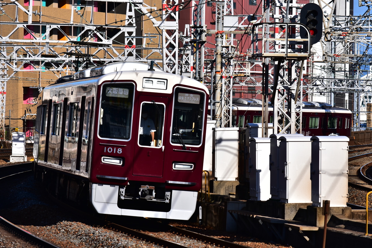 阪急電鉄 平井車庫 1000系 1018F