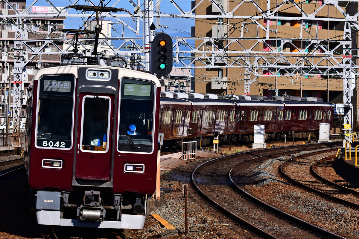 阪急電鉄 西宮車庫 8000系 8042F