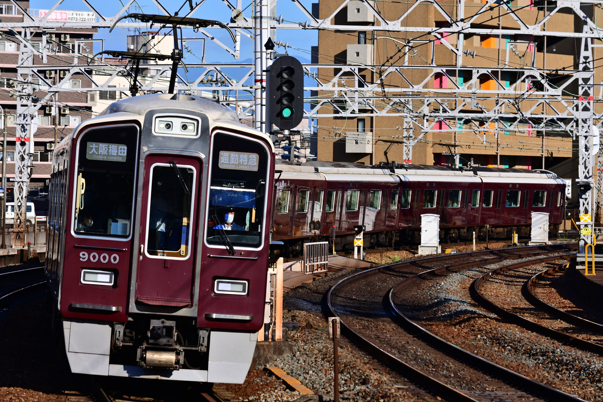 阪急電鉄 西宮車庫 9000系 9000F