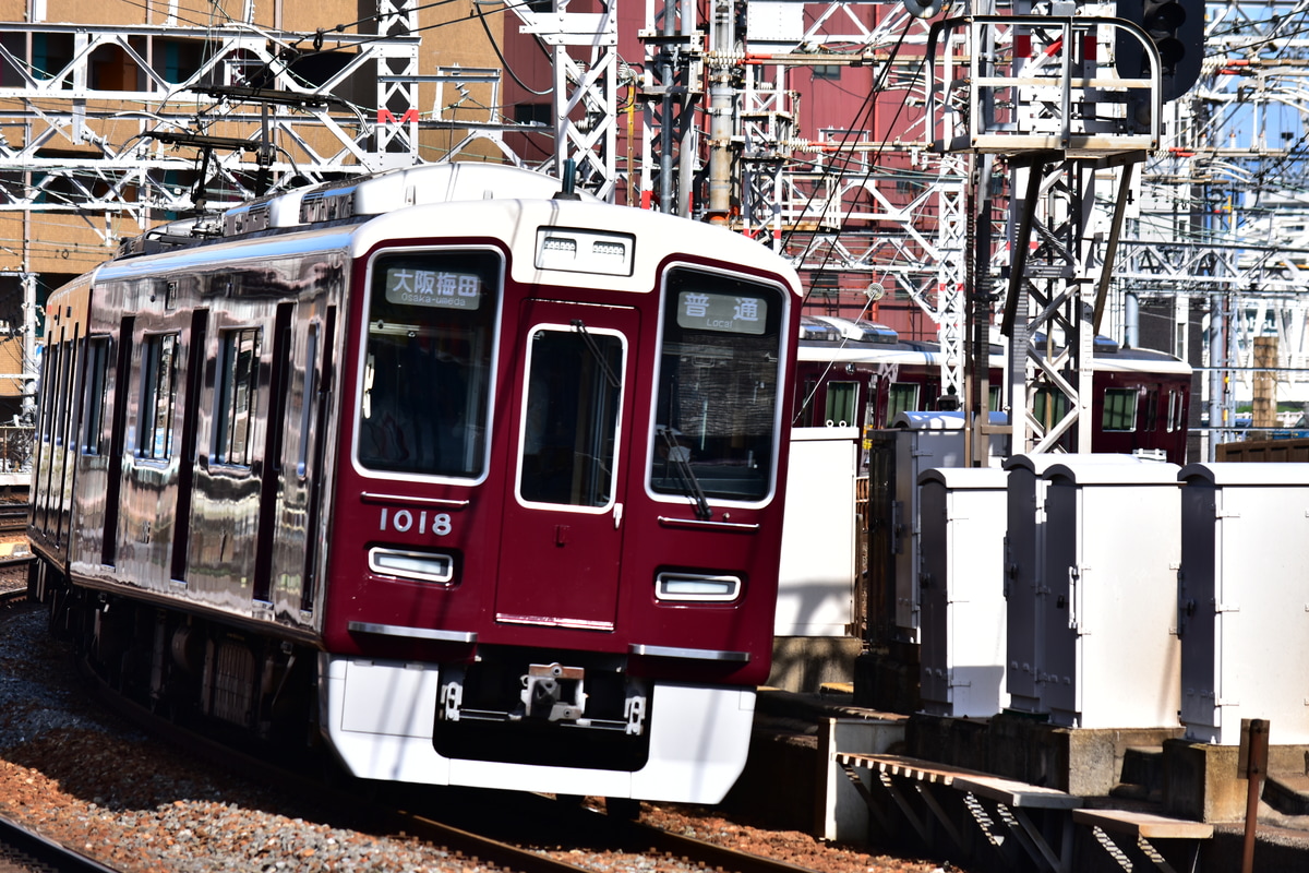 阪急電鉄 平井車庫 1000系 1018F
