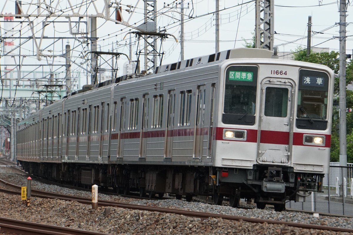 東武鉄道 南栗橋車両管区春日部支所 10030型50番台 11664f