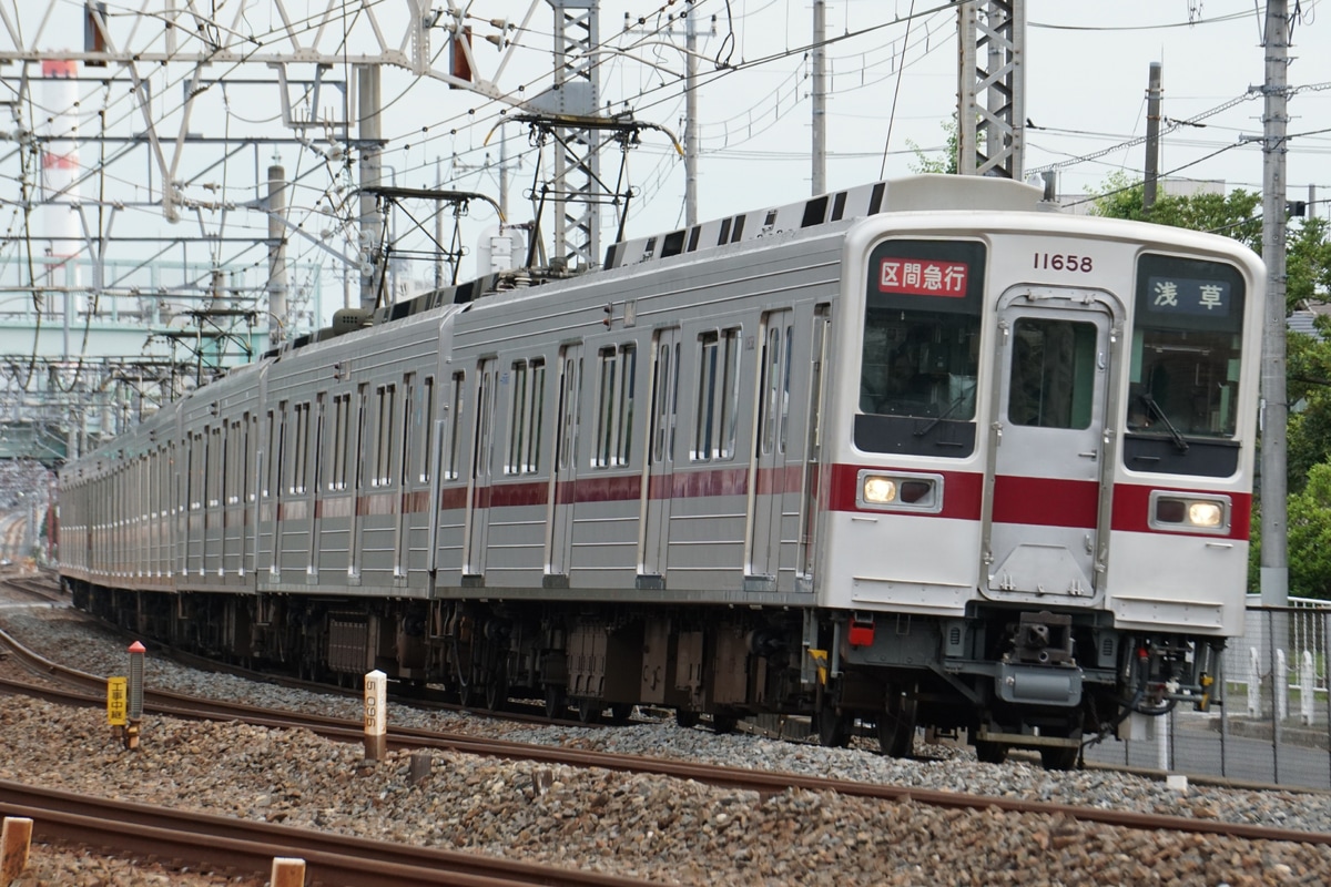 東武鉄道 南栗橋車両管区春日部支所 10030型50番台 11658f