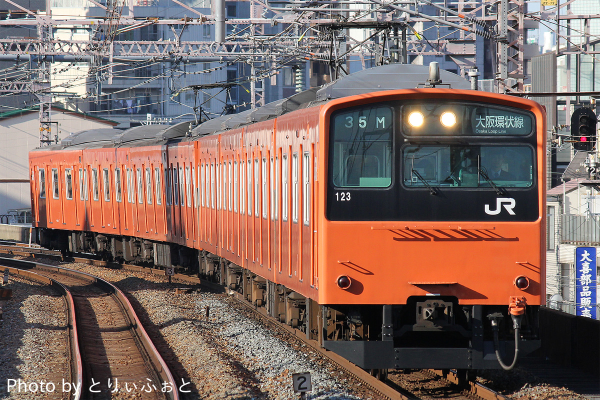 JR西日本  201系 LB12編成