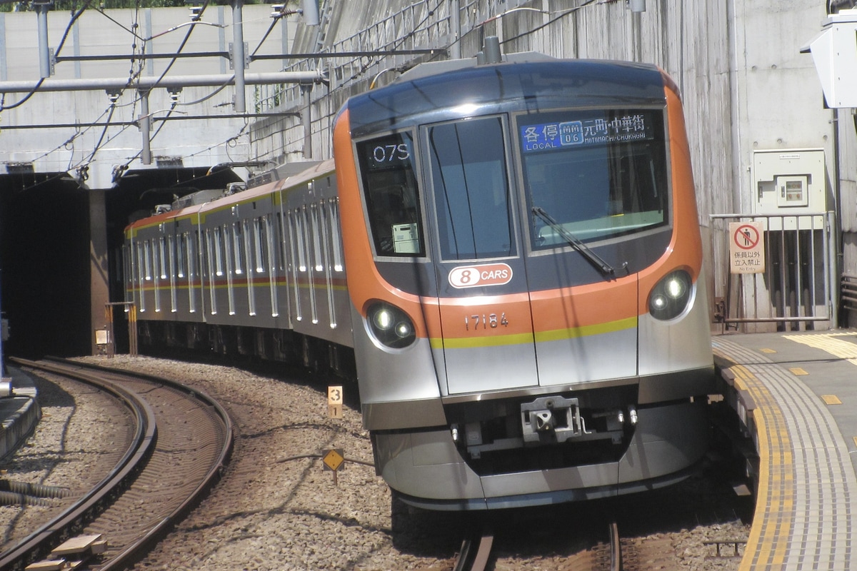 東京メトロ 和光検車区 17000系 17184F