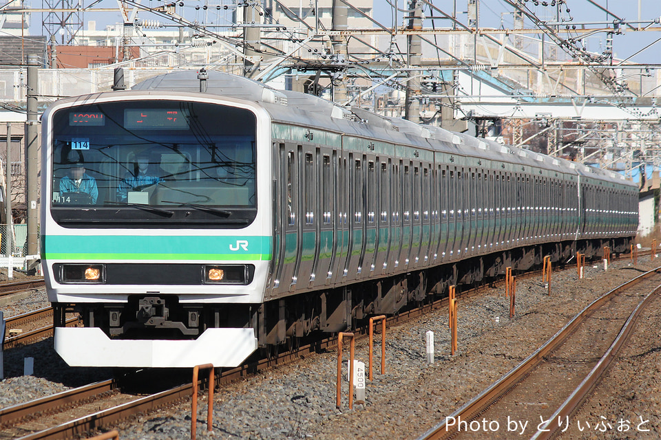 JR東E231系マト114編成の写真
