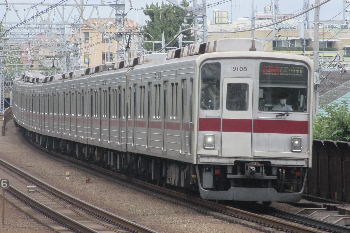 東武鉄道 森林公園検修区 9000系 9108F
