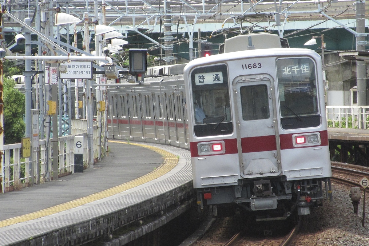 東武鉄道 南栗橋車両管区春日部支所 10030系 11663F