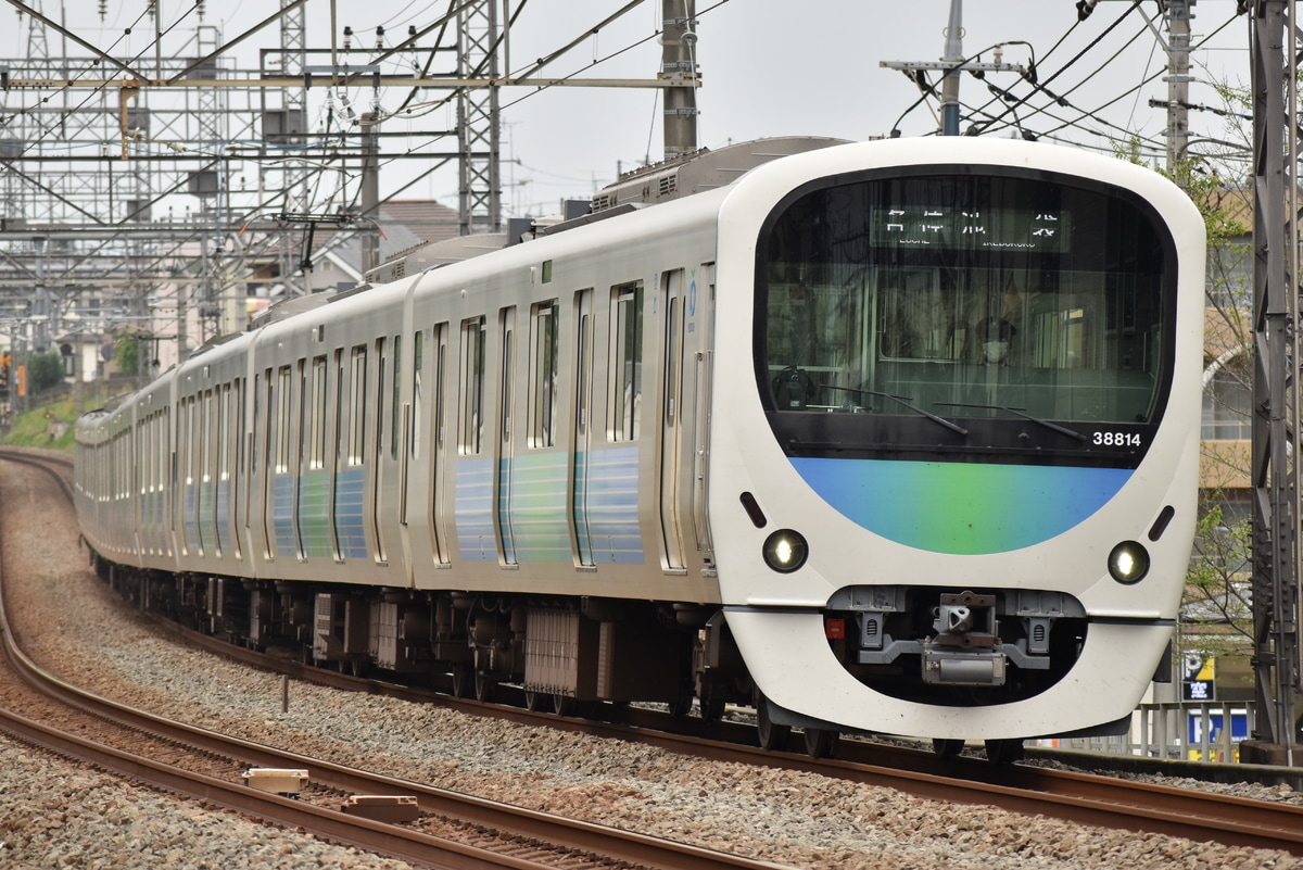 西武鉄道 武蔵丘車両基地 30000系 38114F