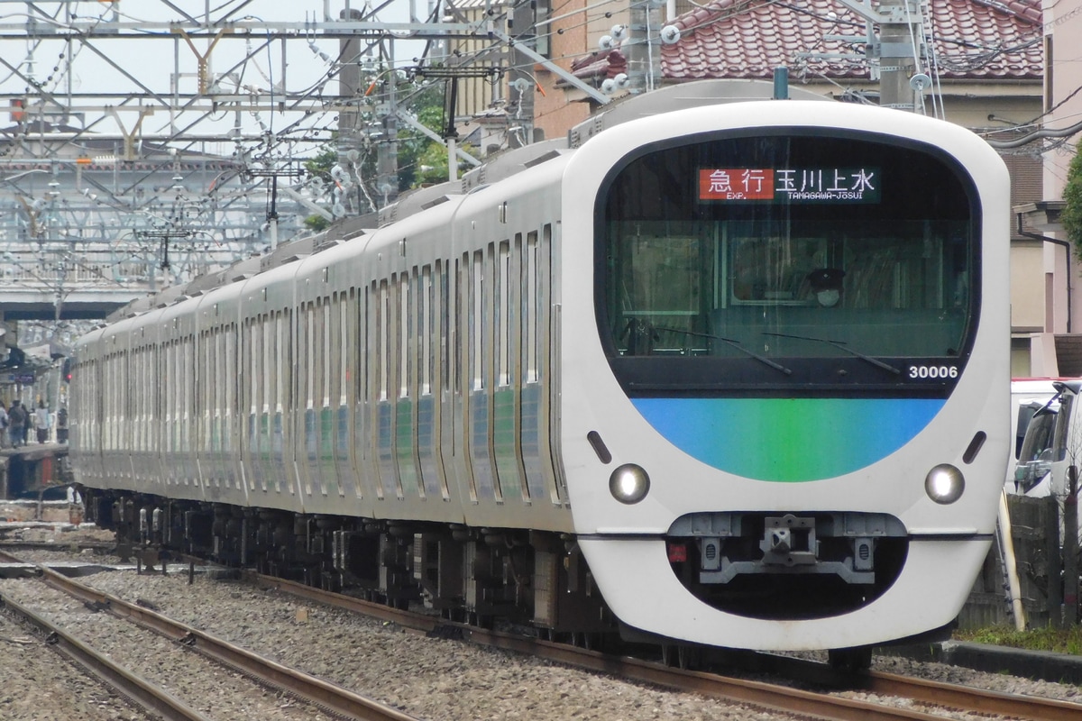 西武鉄道 玉川上水車両基地 30000系 30106F