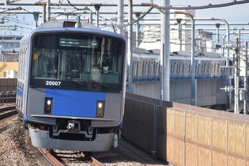 西武鉄道 玉川上水車両基地 20000系 20107F