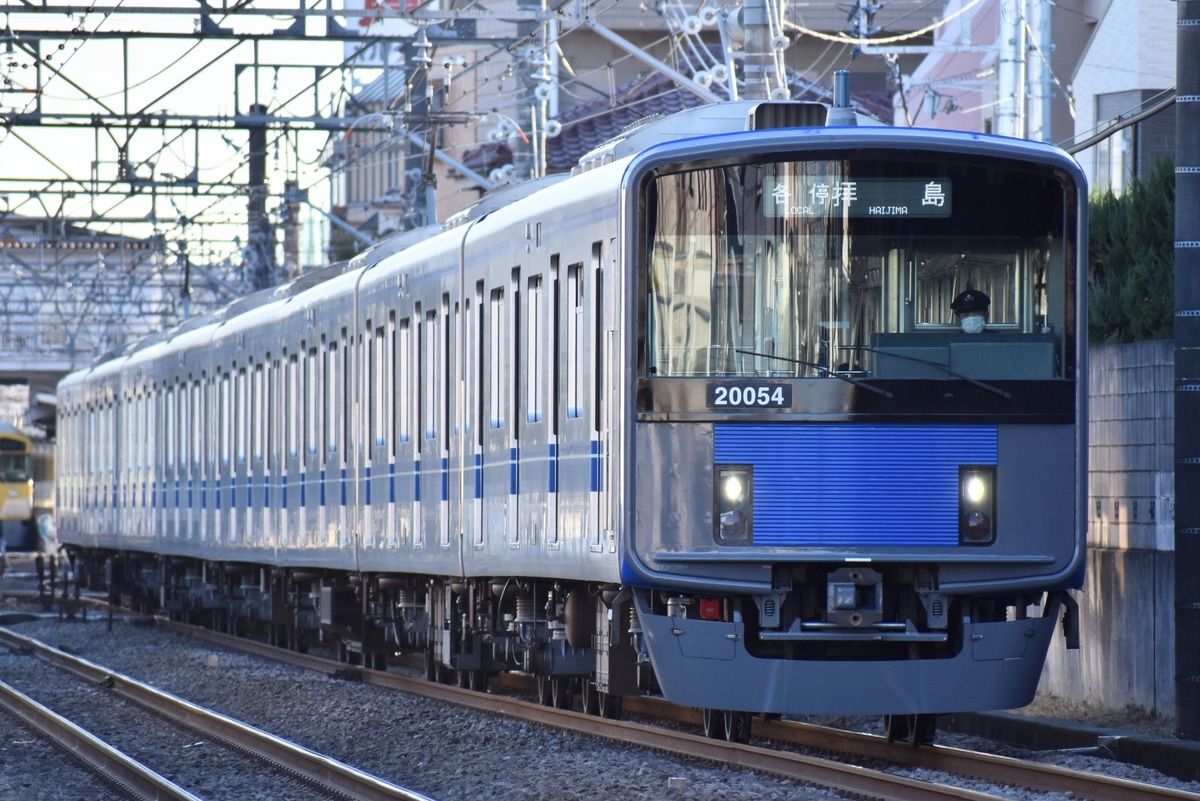 西武鉄道 南入曽車両基地 20000系 20154F