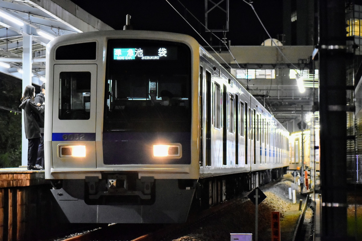 西武鉄道 小手指車両基地 6000系 6152F