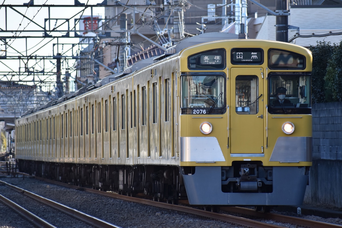 西武鉄道 南入曽車両基地 2000系 2075F