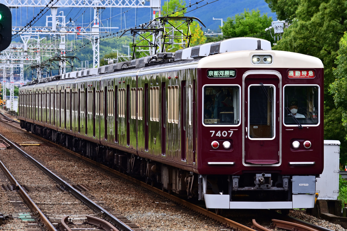阪急電鉄 正雀車庫 7300系 7307F