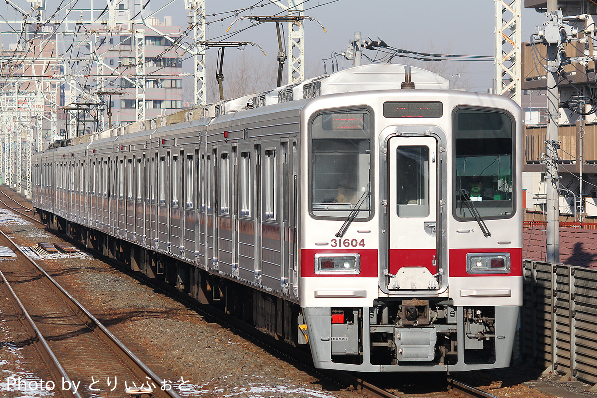 東武鉄道 南栗橋車両管区春日部支所 30000系 31604F