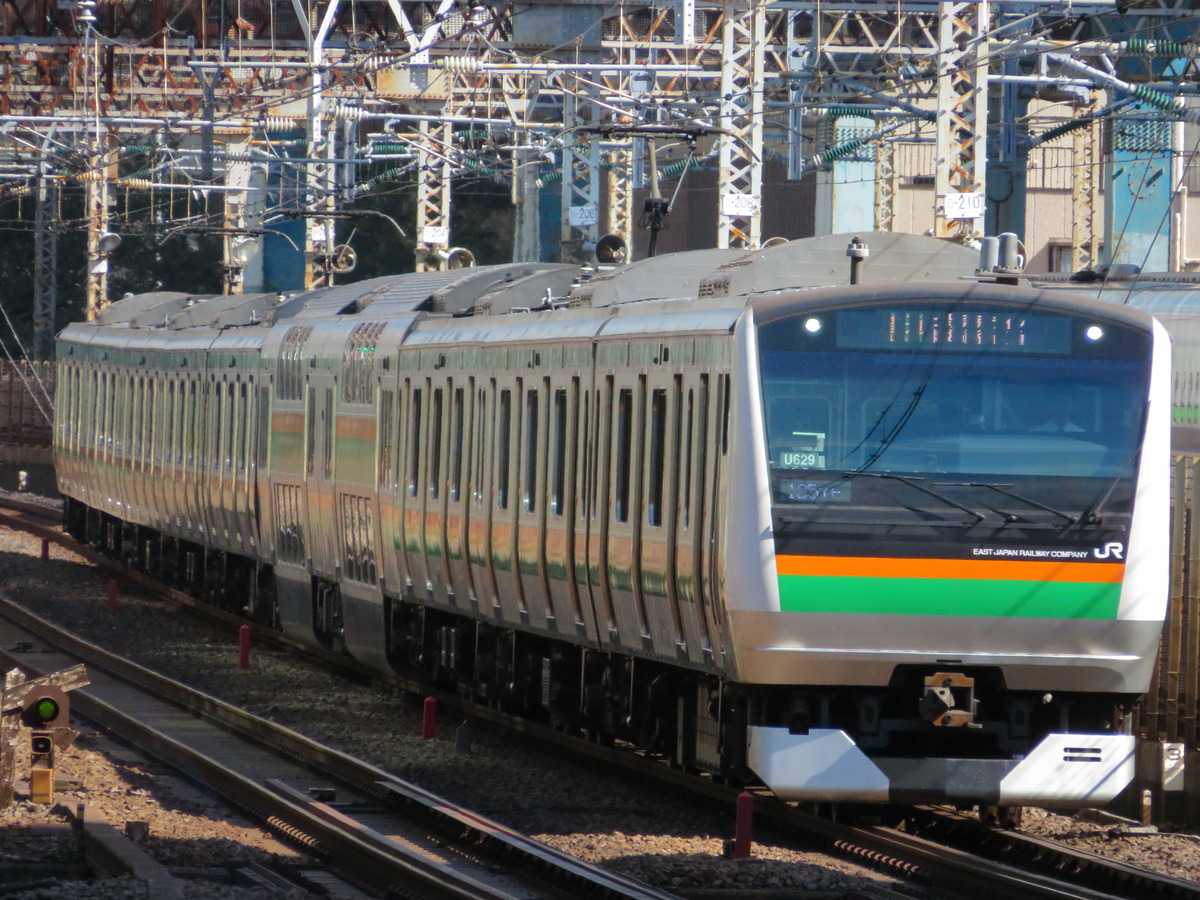 JR東日本 小山車両センター E233系 ヤマU629編成