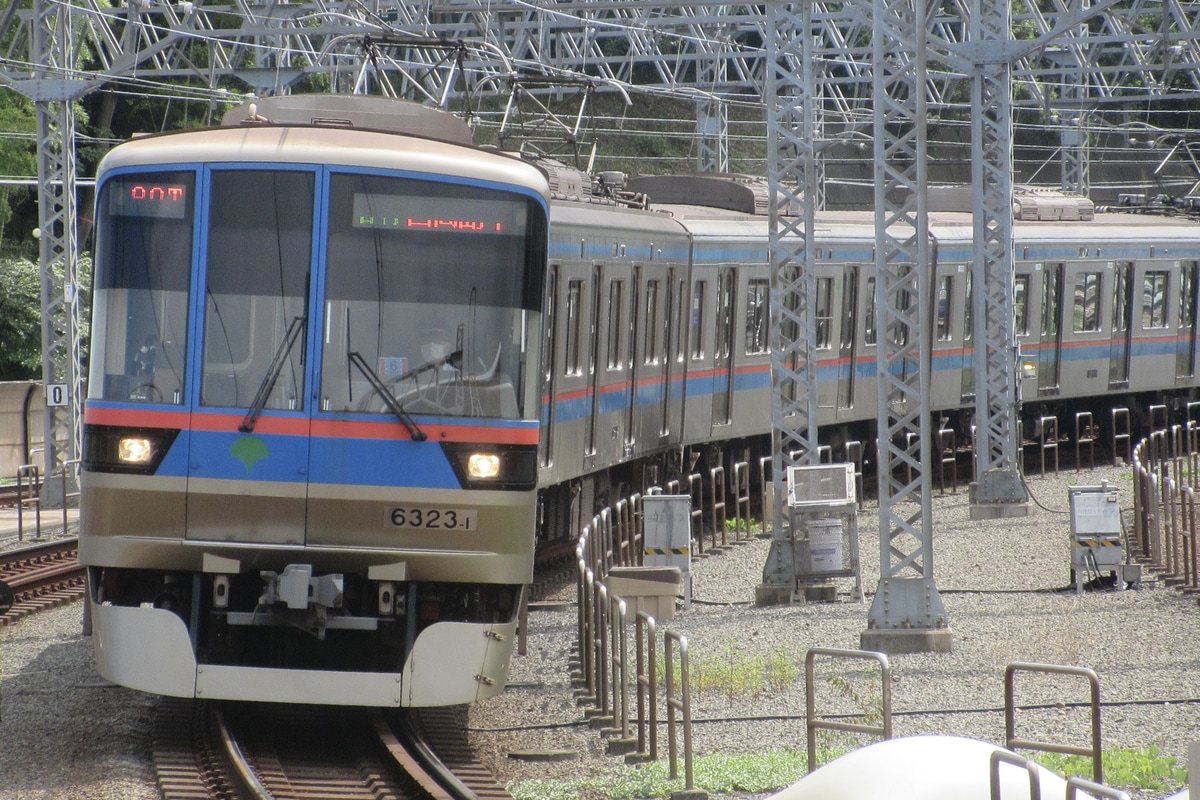 東京都交通局 志村車両検修場 6300形 6323F