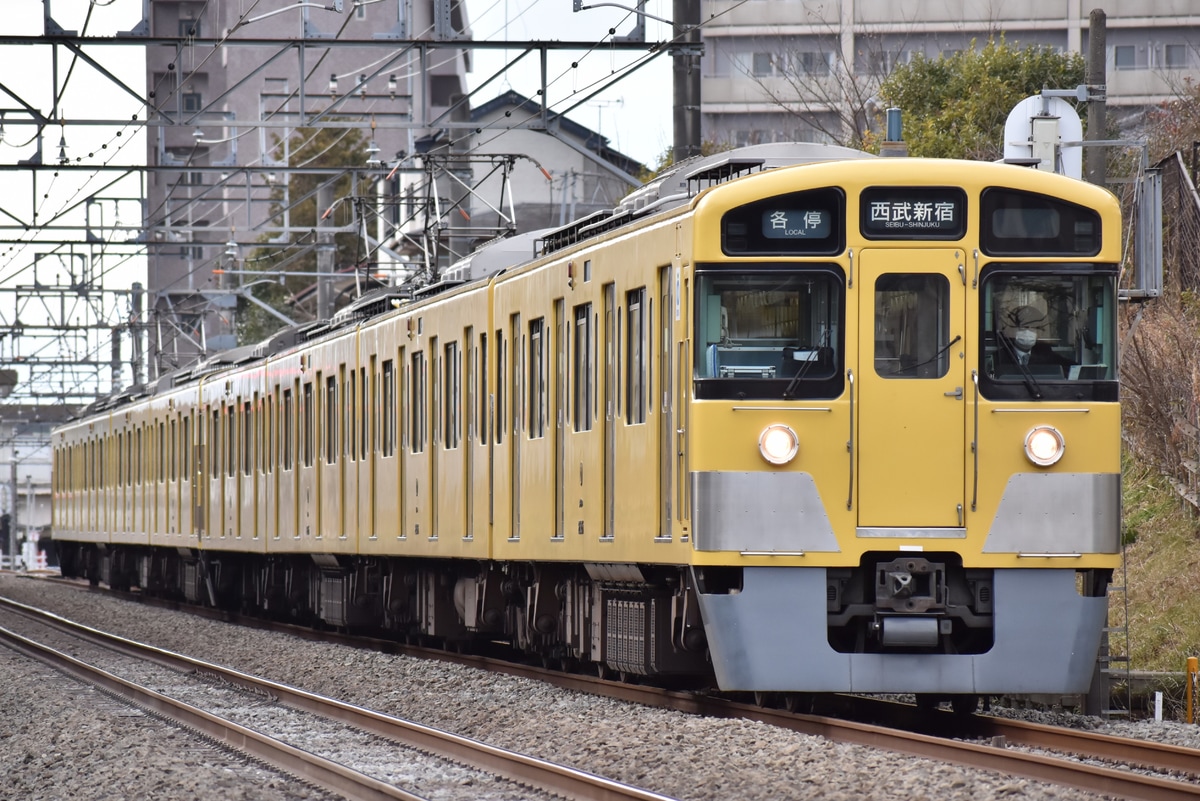 西武鉄道 玉川上水車両基地 2000系 2505F