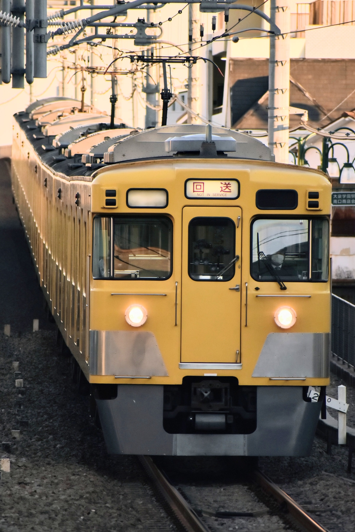 西武鉄道 南入曽車両基地 2000系 2007F