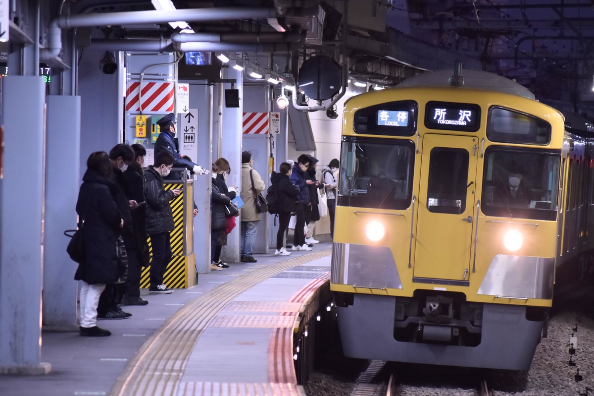 西武鉄道 南入曽車両基地 2000系 2089F