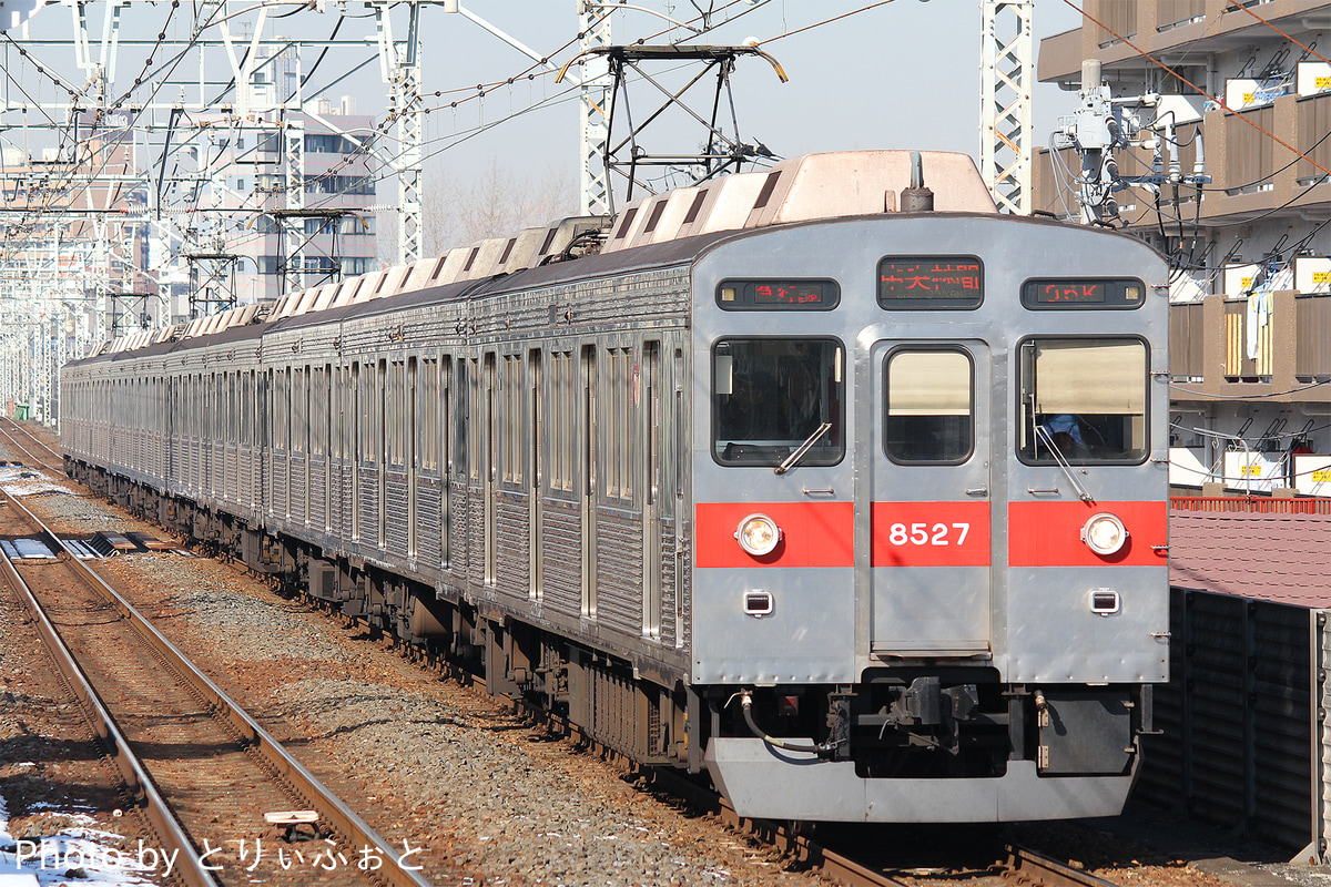 東急電鉄 長津田検車区 8500系 8627F